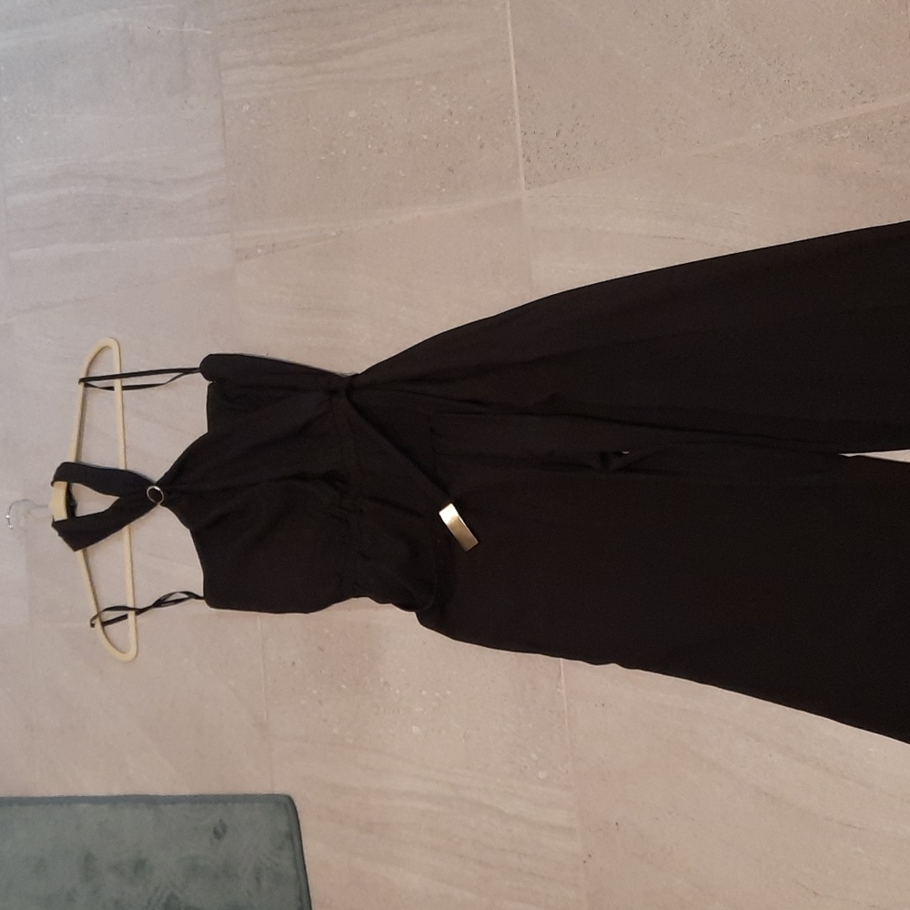 Bebe Black Pantsuite